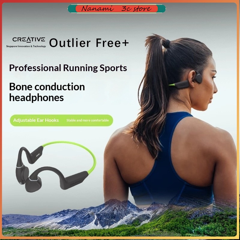 Headphones Wireless - Creative Outlier Kostenlose wasserdichte Knochenleitungs-Ohrhörer, kabellose