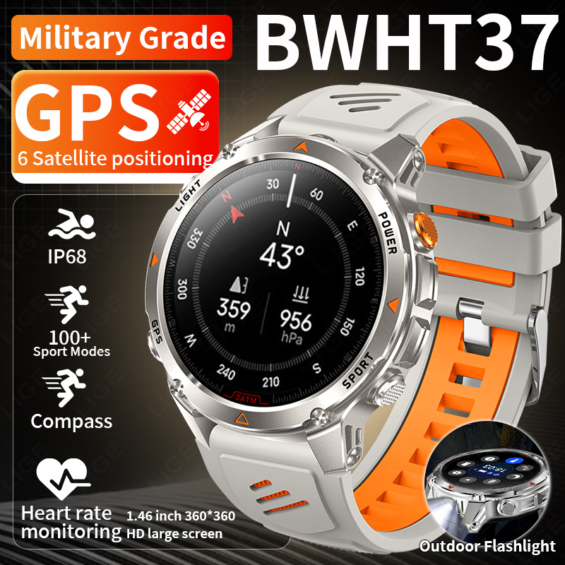 Smart Watch - LIGE Robuste GPS Track Smart Uhr