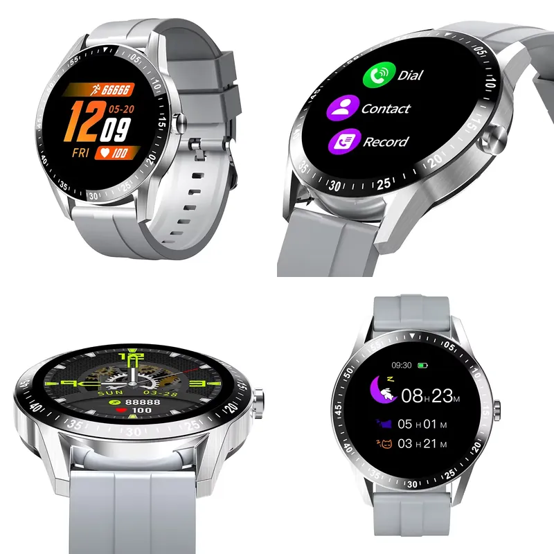 Smart Watch - Fitness-Tracker-Telefone mit Anruffunktion und Wetteranzeige, IP67