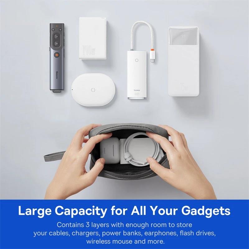 Tragbare Kabel-Ladegerät-Tasch – Cable Organizer Bewertung und Preis