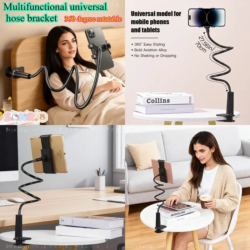 360-Grad-Flexibler Schlauch-Ha – Phone Holder Bewertung und Preis