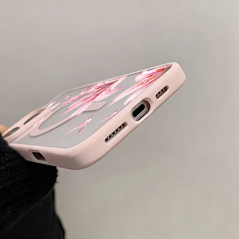 Rosa Blumen- und Vogelmotiv Ma – Wireless Charger Bewertung und Preis